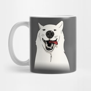 Lion Dad White Wolf Mug